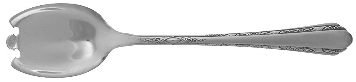 Chased Diana (Sterling, 1928, No Monos) Ice Cream Fork by Towle Silver-1