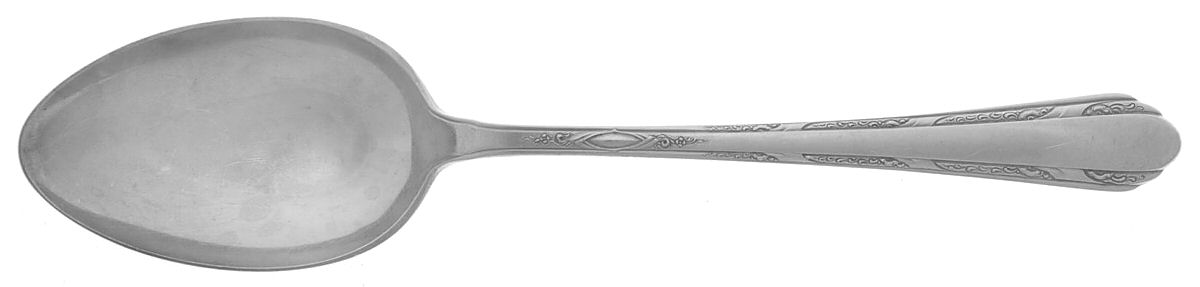 Chased Diana (Sterling, 1928, No Monos) Tablespoon (Serving Spoon) by Towle Silver-1