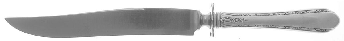 Chased Diana (Sterling, 1928, No Monos) Small Steak Carving Knife with Stainless Blade by Towle Silver-1