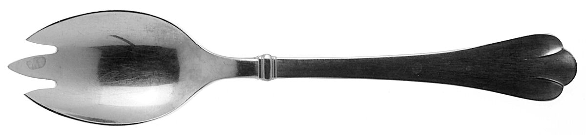Chelmsford (Stainless, Satinhdl, Glossy) Pierced Tablespoon (Serving Spoon) by Towle Silver-1