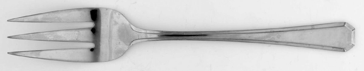 Chestnut Hill (Stainless) Medium Solid Cold Meat Serving Fork by Towle Silver-1