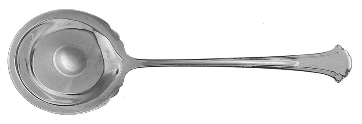 Chippendale (Sterling, 1937) Small Solid Berry/Casserole Spoon by Towle Silver-1
