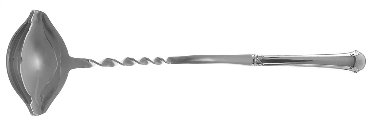 Chippendale (Sterling, 1937) Punch Ladle with Stainless Bowl HC by Towle Silver-1