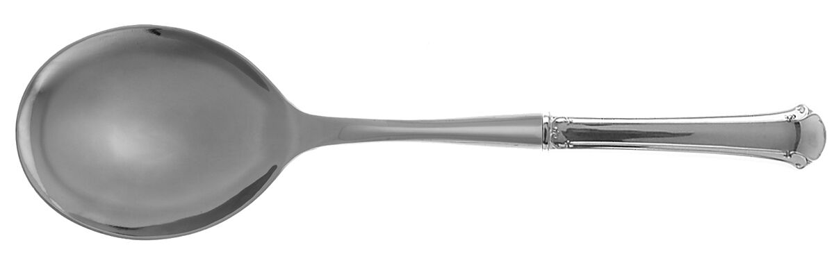 Chippendale (Sterling, 1937) Casserole Spoon with Smooth Stainless Bowl HC by Towle Silver-1