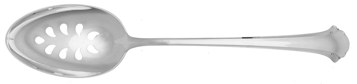 Chippendale (Sterling, 1937) Pierced Tablespoon (Serving Spoon) HC by Towle Silver-1