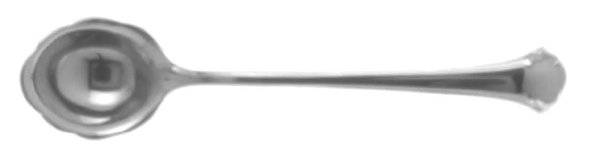 Chippendale (Sterling, 1937) Individual Salt Spoon by Towle Silver-1