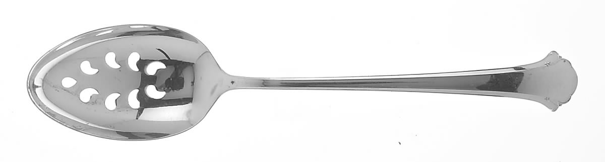 Chippendale (Sterling, 1937) Pierced Tablespoon (Serving Spoon) by Towle Silver-1
