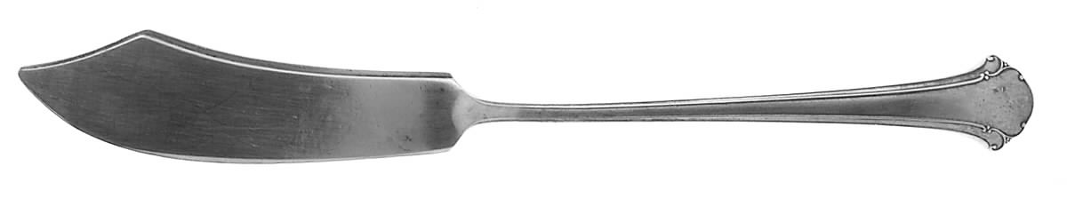 Chippendale (Sterling, 1937) Flat Handle Master Butter Knife by Towle Silver-1