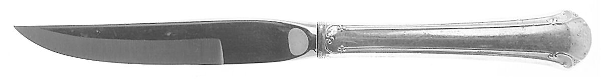 Chippendale (Sterling, 1937) Individual Steak Knife w/Bevel Blade by Towle Silver-1