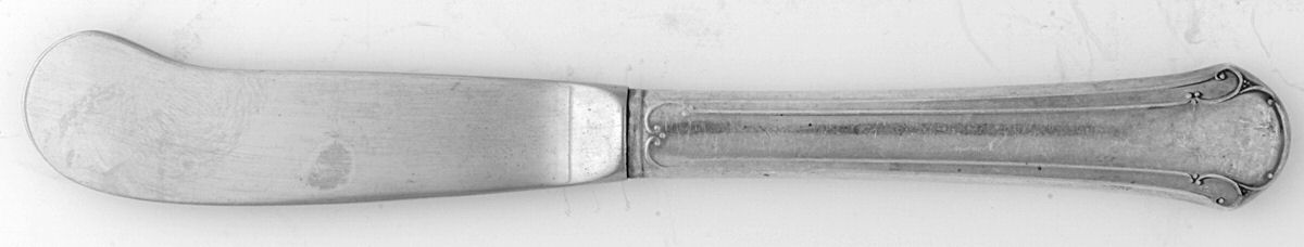 Chippendale (Sterling, 1937) Butter Spreader Hollow Hdl-Paddle/Stainless Blade by Towle Silver-1