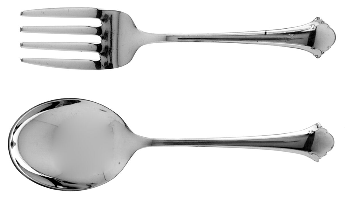 Chippendale (Sterling, 1937) 2 Pc Baby Set (BF, BS) by Towle Silver-1