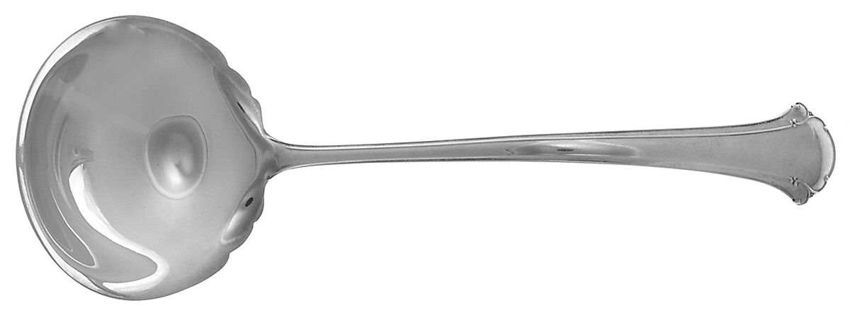 Chippendale (Sterling, 1937) Large Cream Ladle, Solid Piece by Towle Silver-1