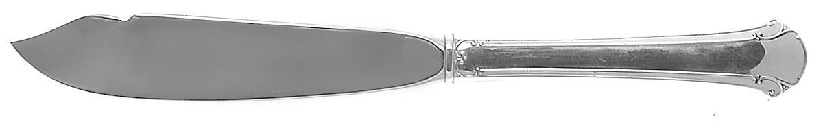 Chippendale (Sterling, 1937) Individual Fish Knife with Stainless Blade by Towle Silver-1