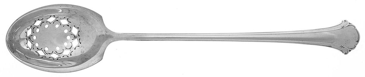 Chippendale (Sterling, 1937) Pierced Bowl Short Handle Olive Spoon by Towle Silver-1