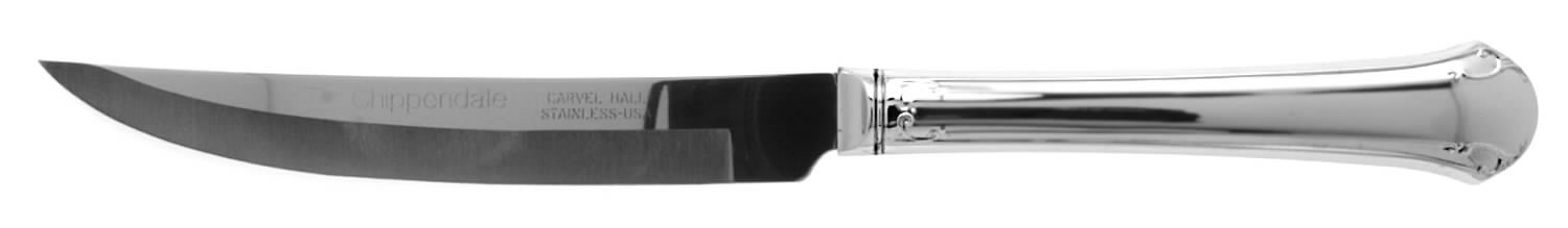 Chippendale (Stainless-Cutlery) Individual Steak Knife w/Bevel Blade by Towle Silver-1