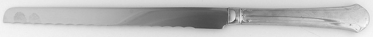 Chippendale (Stainless-Cutlery) Ham Slicer Knife with Stainless Blade by Towle Silver-1