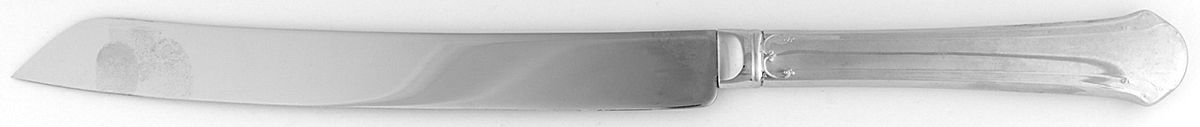 Chippendale (Stainless-Cutlery) Cake Slicer with Stainless Blade by Towle Silver-1
