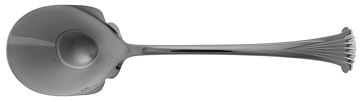 Churchill (Stainless) Solid Smooth Casserole Spoon by Towle Silver-1