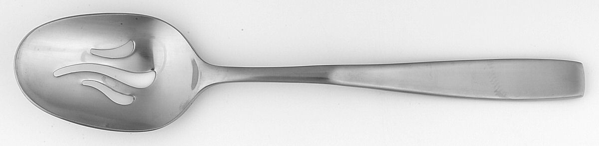 Clarity (Stainless) Pierced Tablespoon (Serving Spoon) by Towle Silver-1