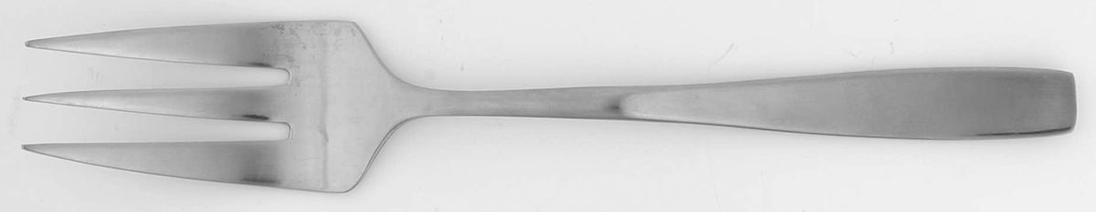 Clarity (Stainless) Medium Solid Cold Meat Serving Fork by Towle Silver-1