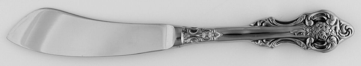Classic Baroque (Stainless) Hollow Handle Master Butter Knife by Towle Silver-1