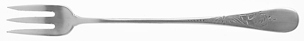 Clifton-Engraved (Sterling, 1891) Cocktail/Seafood Fork by Towle Silver-1