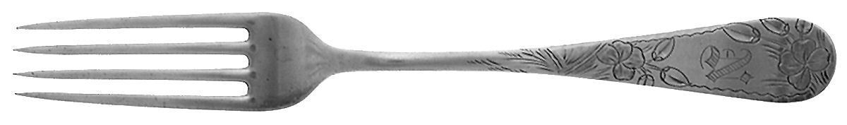 Clover (Sterling, 1887) Fork by Towle Silver-1