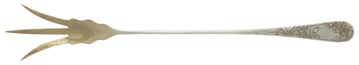 Clover (Sterling, 1887) Large Lettuce Serving Fork by Towle Silver-1