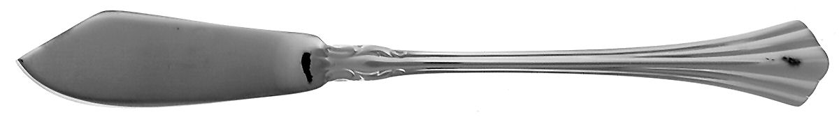 Classic Plume (Silverplate, 1986) Flat Handle Master Butter Knife by Towle Silver-1