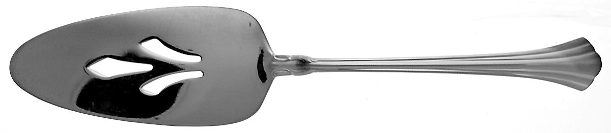 Classic Plume (Silverplate, 1986) Solid Pierced Pie Server by Towle Silver-1