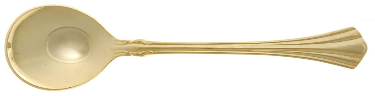 Classic Plume Gold (Electroplate, 1988) Sugar Spoon by Towle Silver-1