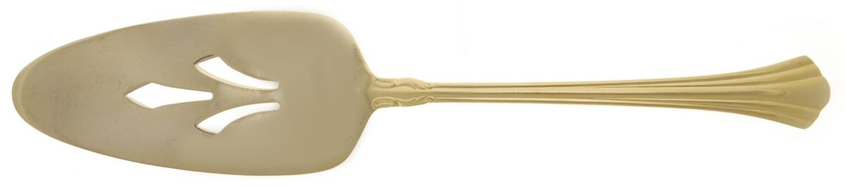 Classic Plume Gold (Electroplate, 1988) Solid Pie Server by Towle Silver-1