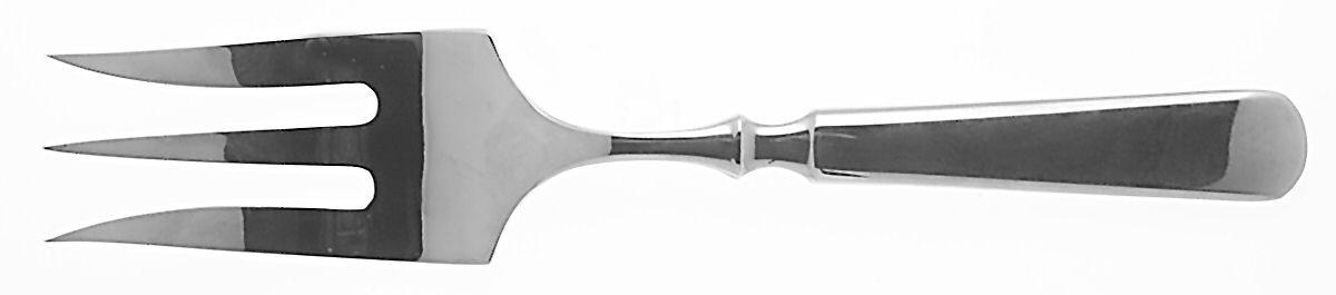 Country Classic (Stainless) Large Solid Cold Meat Serving Fork by Towle Silver-1