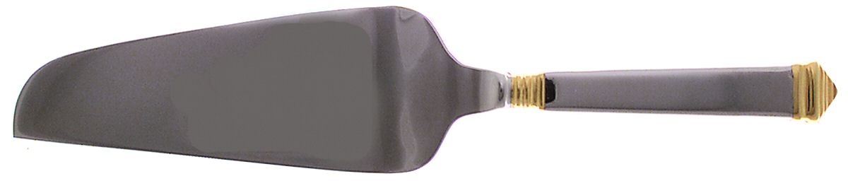 Colonnade-Gold Accent (Stainless) Pie and Cake Server, Solid Piece by Towle Silver-1