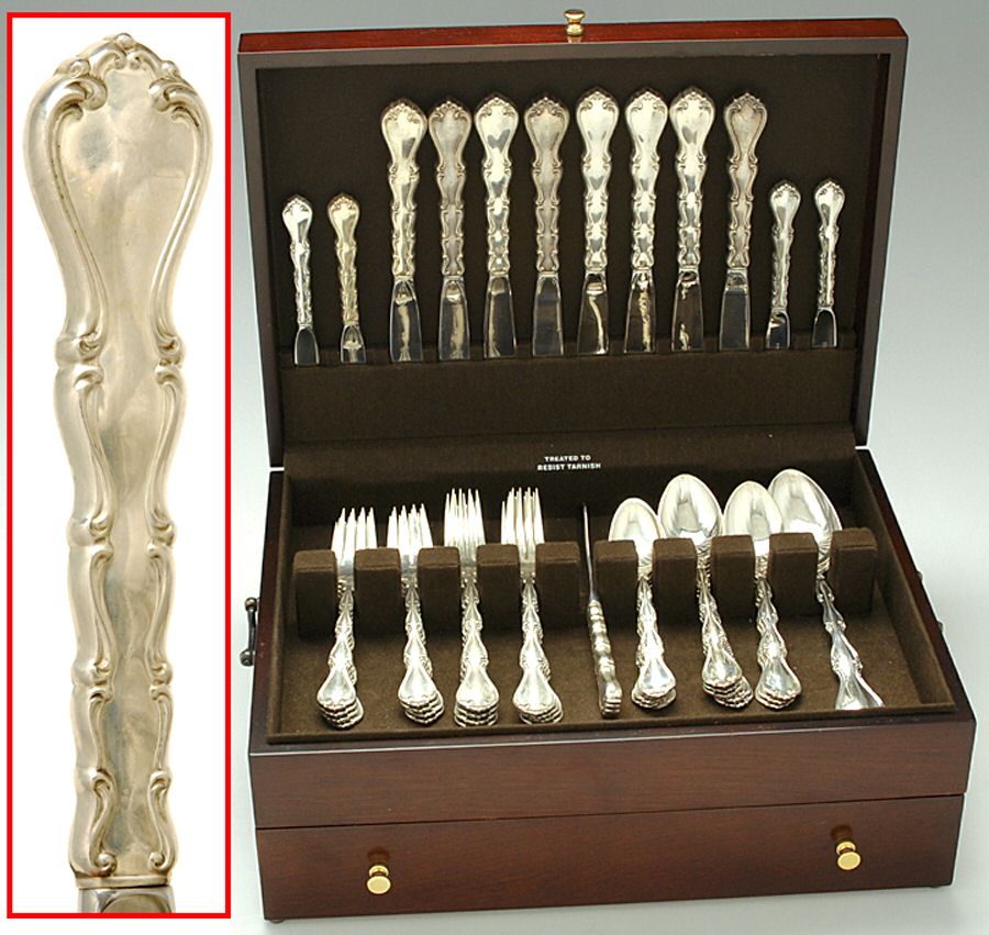 Country Manor (Sterling, 1966) 51 Piece Set by Towle Silver-1