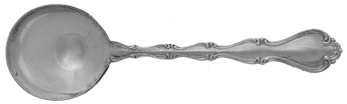 Country Manor (Sterling, 1966) Round Bowl Soup Spoon (Cream Soup) by Towle Silver-1