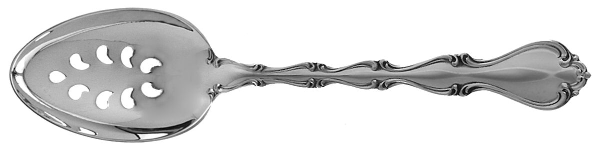 Country Manor (Sterling, 1966) Pierced Tablespoon (Serving Spoon) by Towle Silver-1