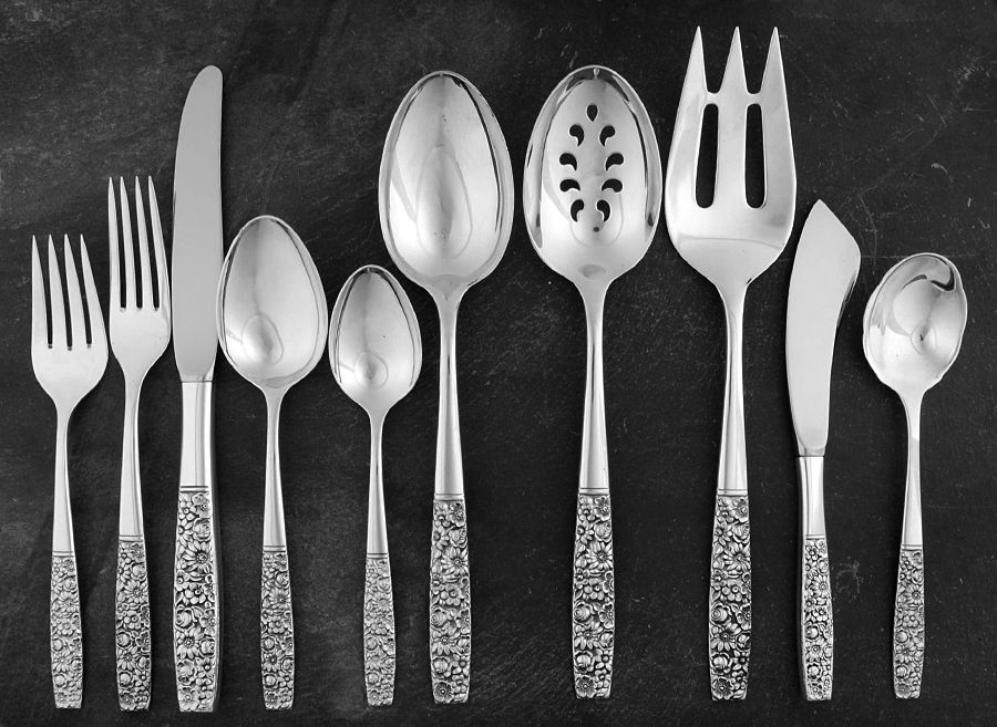 Contessina (Sterling, 1965) 45 Piece Place Size Starter Set by Towle Silver-1