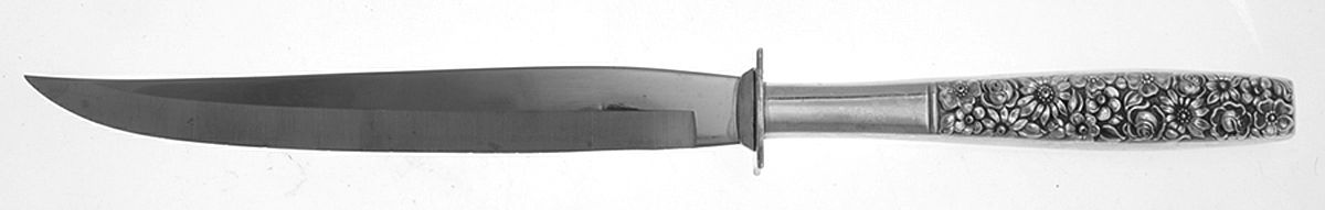 Contessina (Sterling, 1965) Small Steak Carving Knife with Stainless Blade by Towle Silver-1
