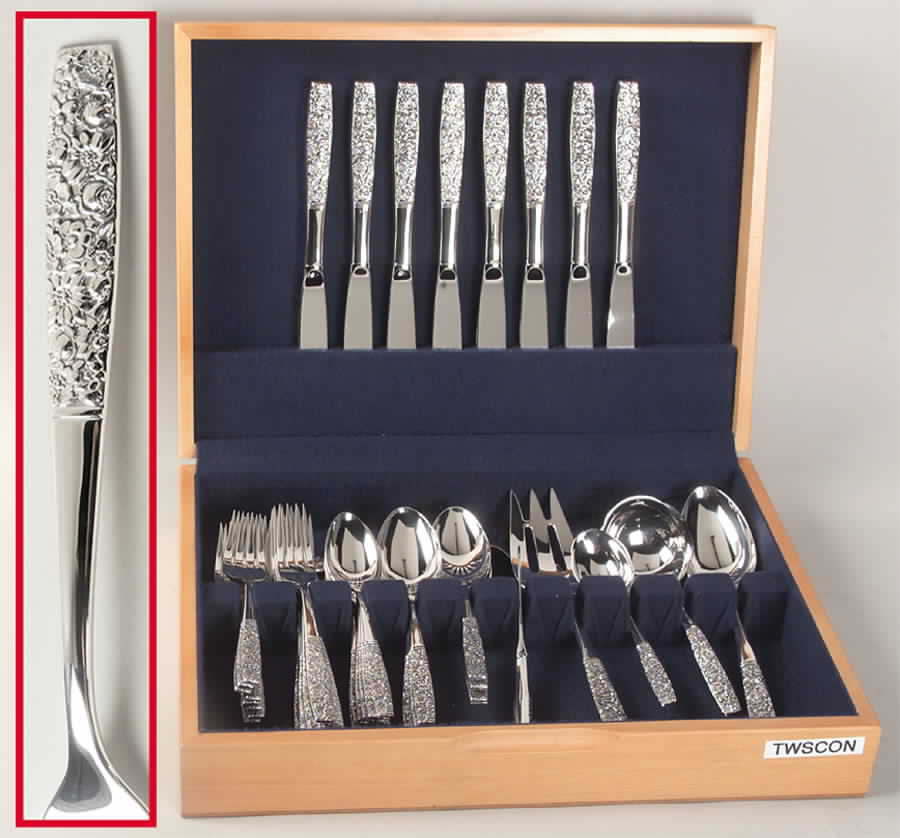 Contessina (Sterling, 1965) 46 Piece Set by Towle Silver-1