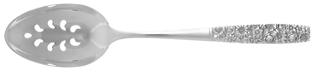 Contessina (Sterling, 1965) Pierced Tablespoon (Serving Spoon) by Towle Silver-1