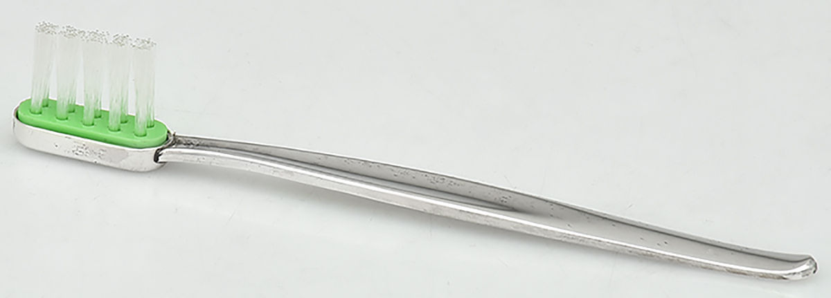 Contour (Sterling, 1950) Baby Toothbrush by Towle Silver-1