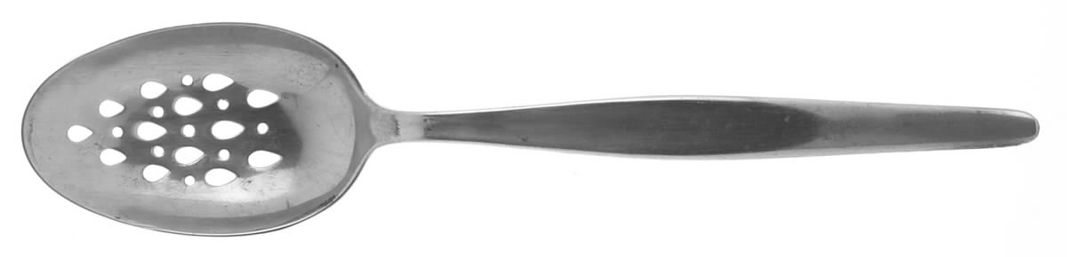 Contour (Sterling, 1950) Pierced Tablespoon (Serving Spoon) by Towle Silver-1