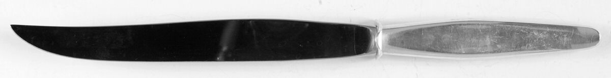 Contour (Sterling, 1950) Large Stainless Blade Roast Carving Knife by Towle Silver-1
