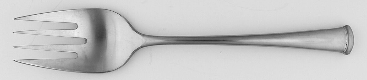 Contempra (Stainless) Large Solid Cold Meat Serving Fork by Towle Silver-1