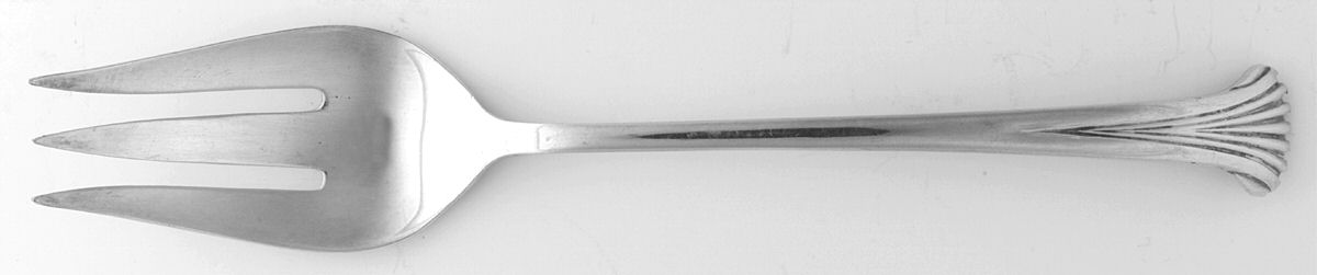 Contessa (Silverplate, 1980) Large Solid Cold Meat Serving Fork by Towle Silver-1