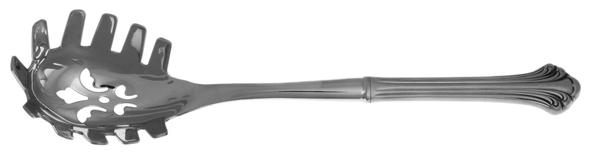 Colonial Plume (Stainless) Pasta Server with Stainless Bowl HC by Towle Silver-1