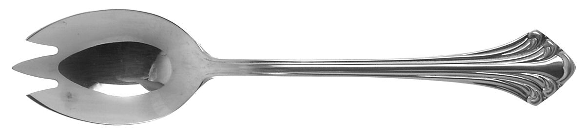 Colonial Plume (Silverplate, 1980) Pierced Tablespoon (Serving Spoon) by Towle Silver-1