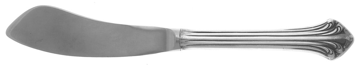 Colonial Plume (Silverplate, 1980) Hollow Handle Master Butter Knife by Towle Silver-1