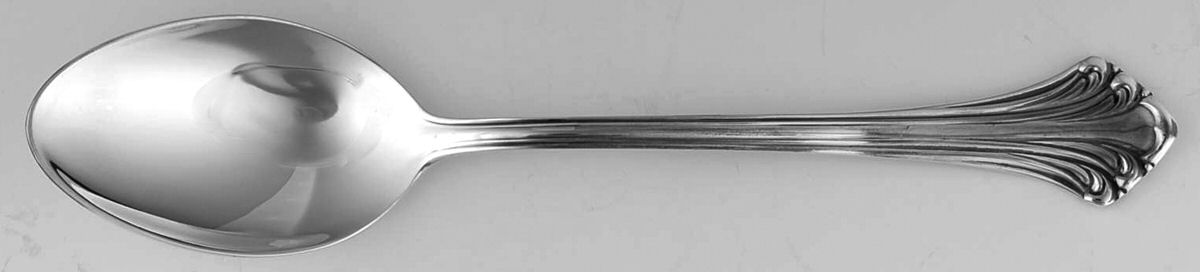 Colonial Plume (Silverplate, 1980) Tablespoon (Serving Spoon) by Towle Silver-1
